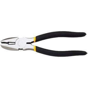 Alicate de Electricista de 7 pulgadas (17.8 cm) Acero Cromo-Níquel para mayor resistencia y durabilidad - STANLEY