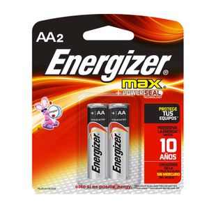 Pilas tipo AA; pack x 2 - ENERGIZER