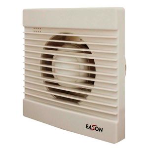 Extractor de baño eléctrico tipo rejilla de 16 x 16 x 2.2 cm para techo o pared - EASON