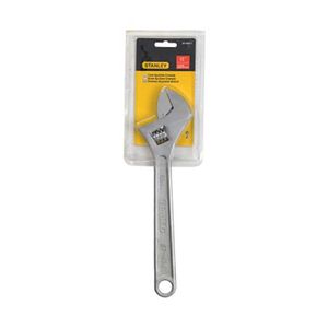 Llave ajustable de 12 pulgadas para resistir la corrosión. Escala métrica y en pulgadas en la cabeza - STANLEY