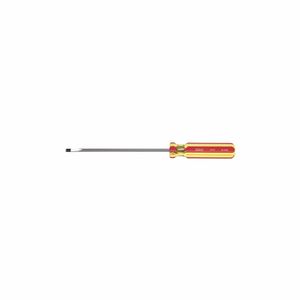 Desarmador de plano de 4" x 1/8" Mango sólido, estilo tradicional. - STANLEY