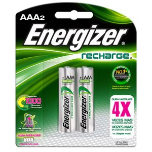 Pila recargable tipo AAA; pack x 2 - ENERGIZER