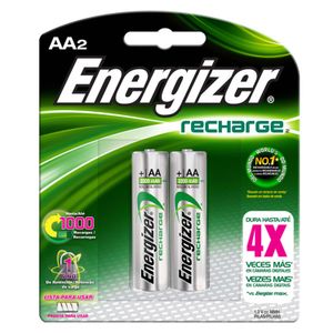 Pila recargable tipo AA; pack x 2 - ENERGIZER