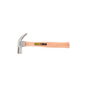 Martillo de 13 oz con uña reforzada y mango de madera - STANLEY