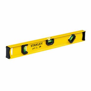 Nivel de 18" con cuerpo de aluminio y 3 niveles burbuja con protección - STANLEY