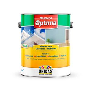 Pintura de látex tipo I resistente a ambientes exteriores 1 gl - PINTURAS UNIDAS