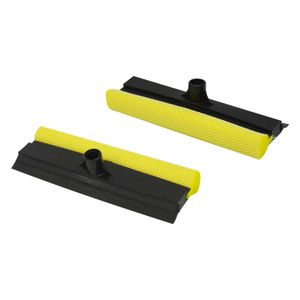 Limpiador de vidrios con esponja, escurridor de vidrios y mango de 60 cm - SM ARNOLD