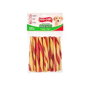 Palitos twist de varios sabores para perros; pack x 20 - PRO-CAN