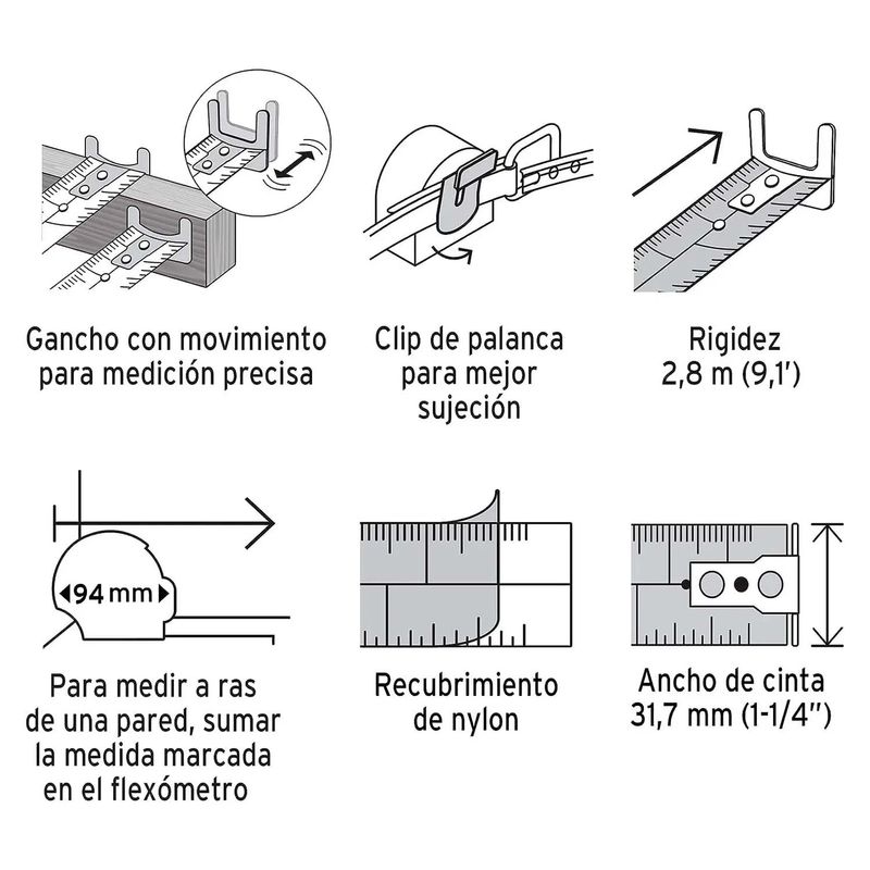 Flexometro-de-10-m-de-longitud-con-cinta-de-nylon-de-doble-impresion-gancho-doble-y-cuerpo-resistente-a-impactos