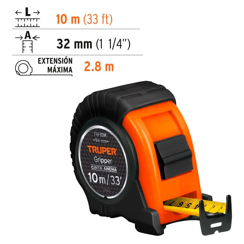 Flexometro-de-10-m-de-longitud-con-cinta-de-nylon-de-doble-impresion-gancho-doble-y-cuerpo-resistente-a-impactos