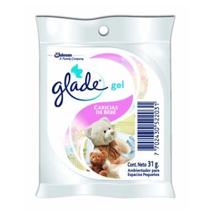 Ambiental en gel con agradable aroma a caricias de bebe de 31 g - GLADE