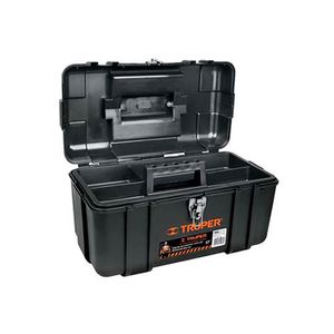 Caja para herramienta de 17" industrial, broches metálicos - TRUPER