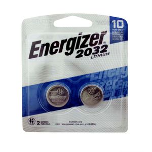 Pilas tipo botón 2032; pack x 2 - ENERGIZER