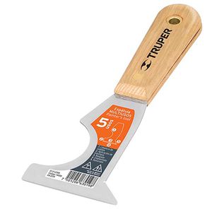 Espátula 2-1/2" de 5 usos con mango de madera - TRUPER