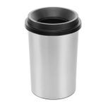Tacho-papelero-plastico-de-apariencia-tipo-metal-cepillado-de-25-litros-de-capacidad-con-tapa-de-ingreso-facil-de-basura