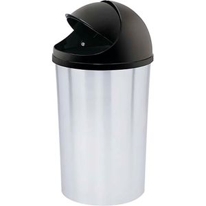 Tacho plástico tipo metal de 5 l con tapa - RIMAX