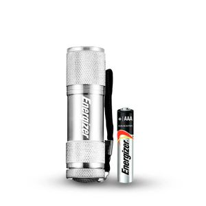 Linterna LED metálica de diseño que cabe en la mano. Perfecta para camping, paseos, kits de auxilio, etc - ENERGIZER