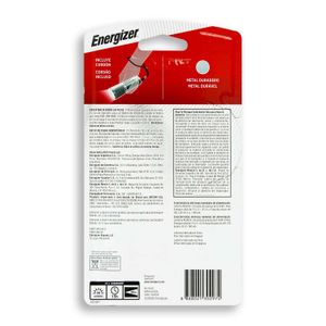 Linterna LED metálica de diseño que cabe en la mano. Perfecta para camping, paseos, kits de auxilio, etc - ENERGIZER