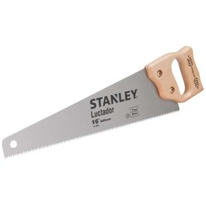 Serrucho de 16 pulgadas. Hoja de acero de alto contenido de carbono. - STANLEY