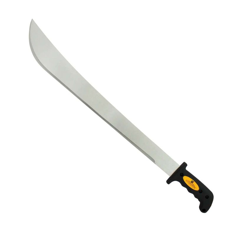 Machete-de-hoja-de-acero-al-carbono-de-45.5-cm-totalmente-pulida-y-afilada--con-mango-de-caucho-de-agarre-suave