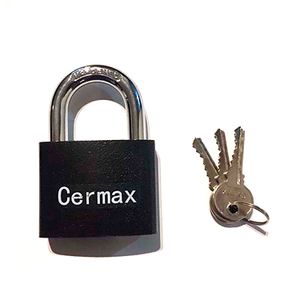 Candado plano carburizado para uso en interiores de 63 mm - CERMAX