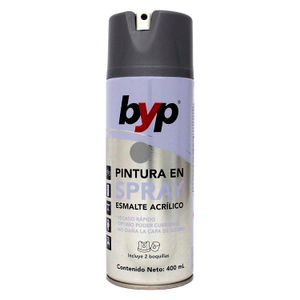 Pintura spray acrílica para altas temperaturas con 2 boquillas; 400 ml - BYP