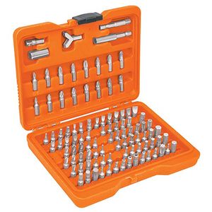 Juego de 100 puntas mixtas largo 1" en estuche plástico - TRUPER