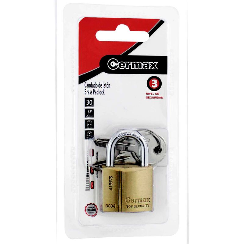 Candado-plano-elaborado-en-acero-para-uso-en-interiores-de-30-mm