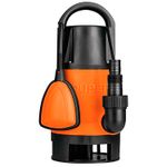 Bomba-sumergible-plastica-de-110-V-con-1-HP-a-13000-L-H-para-aguas-sucias