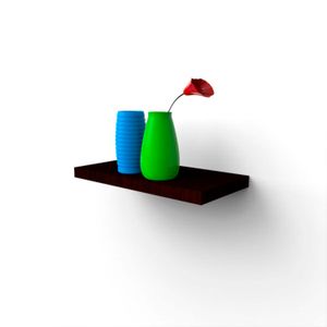 Repisa flotante de melamínico de 60 cm x 25 cm x 3.6 cm - MUEBLE FACIL