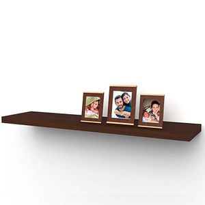 Repisa flotante de melamínico de 120 cm x 25 cm x 3.6 cm - MUEBLE FACIL