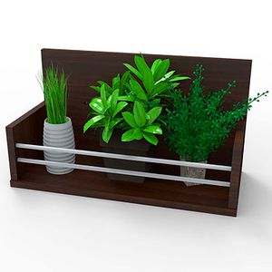 Repisa de melamínico de 26 cm x 46 cm x 20 cm para maceteros - MUEBLE FACIL