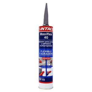 Sellador adhesivo para juntas multipropósito; 300 ml - INTACO