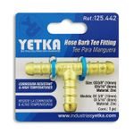 Conector-en-T-fabricado-en-metal-para-instalacion-de-mangueras-de-gas