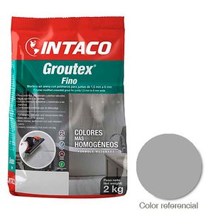 Emporador sin arena para acabados de construcción; 2 kg plata - INTACO