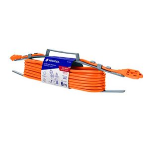 Extensión eléctrica de uso rudo 8 m 2x16 AWG - VOLTECK
