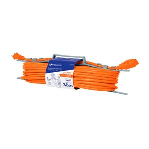 Extensión eléctrica de uso rudo 30 m 2x16 AWG - VOLTECK