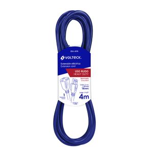 Extensión de uso rudo aterrizada 4 m 3x16 AWG - VOLTECK