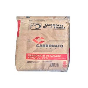 Carbonato de calcio tipo A para construcción; 25 KG - MÁRMOLES DE LA SIERRA