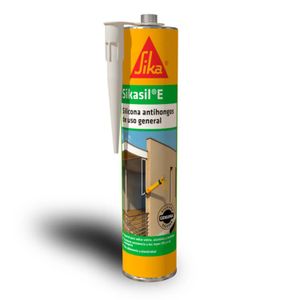 Silicona adhesiva para aluminio y vidrio anti moho y hongos; 280 ml - SIKA