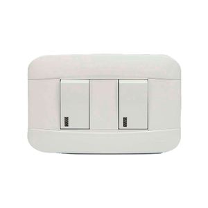 Interruptor doble con luz piloto - VETO