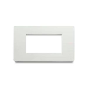 Placa ciega con bastidor y orificio para 3 módulos - VETO