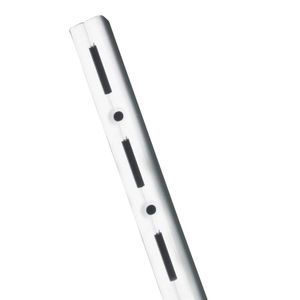 Riel doble de 50 cm con ranuras para soportes de anclaje simples - FORTCOM