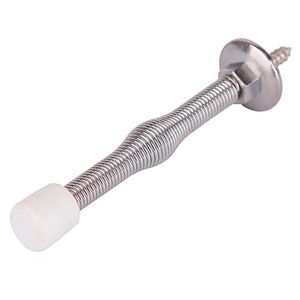 Tope de puerta en espiral con punta de goma. Incluye tornillo autoperforante. - PROSOURCE