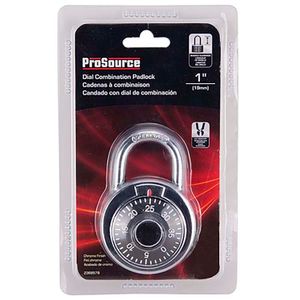 Candado con combinación redonda con marcación de 3 dígitos. Uso doméstico de 30 mm - PROSOURCE