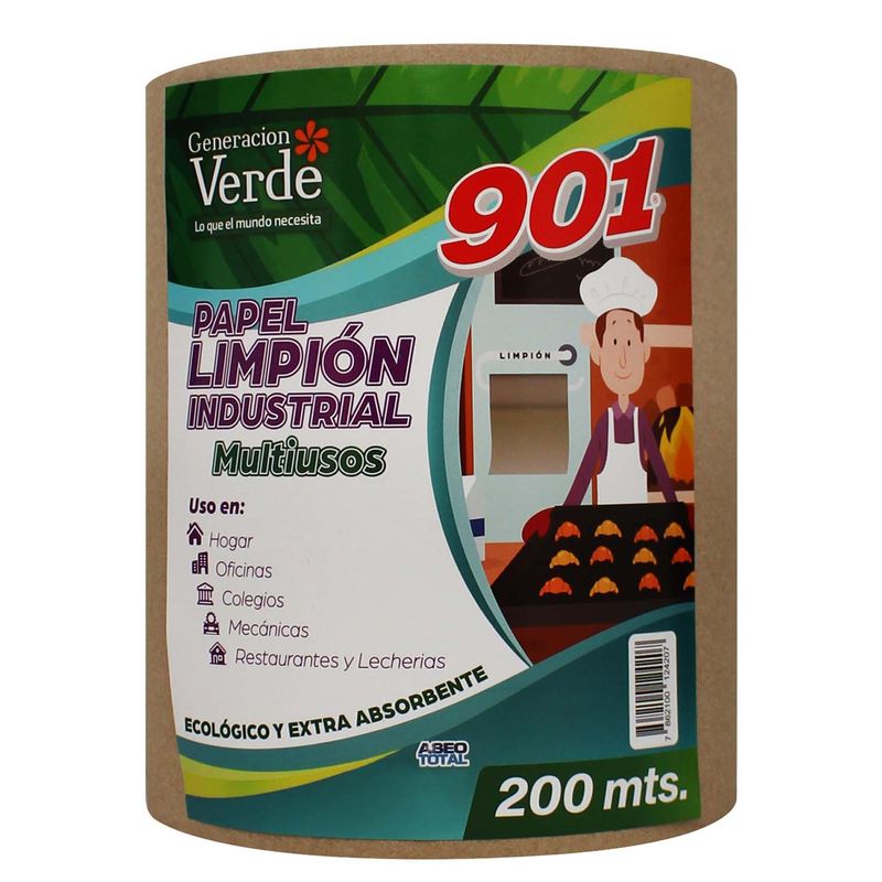 Limpion-industrial-de-fibra-natural-de-hoja-simple-de-20-cm-x-200-m
