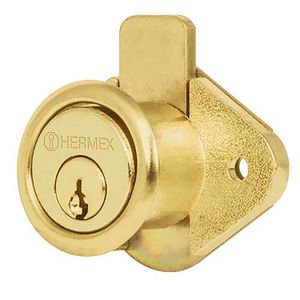 Cerradura para mueble, modelo 21, latón - HERMEX