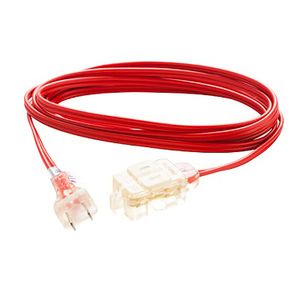 Extensión Eléctrica con 3 tomas, con configuracion NEMA 1-15 para su plug macho y hembra. Fabricada con un cable flexible - INCABLE