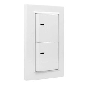 Interruptor doble con luz piloto - VETO