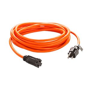 Extensión Eléctrica con una tercera linea de proteccion de puesta a tierra. Fabricada con un cable flexible tipo SJTW de 3 conductores - INCABLE